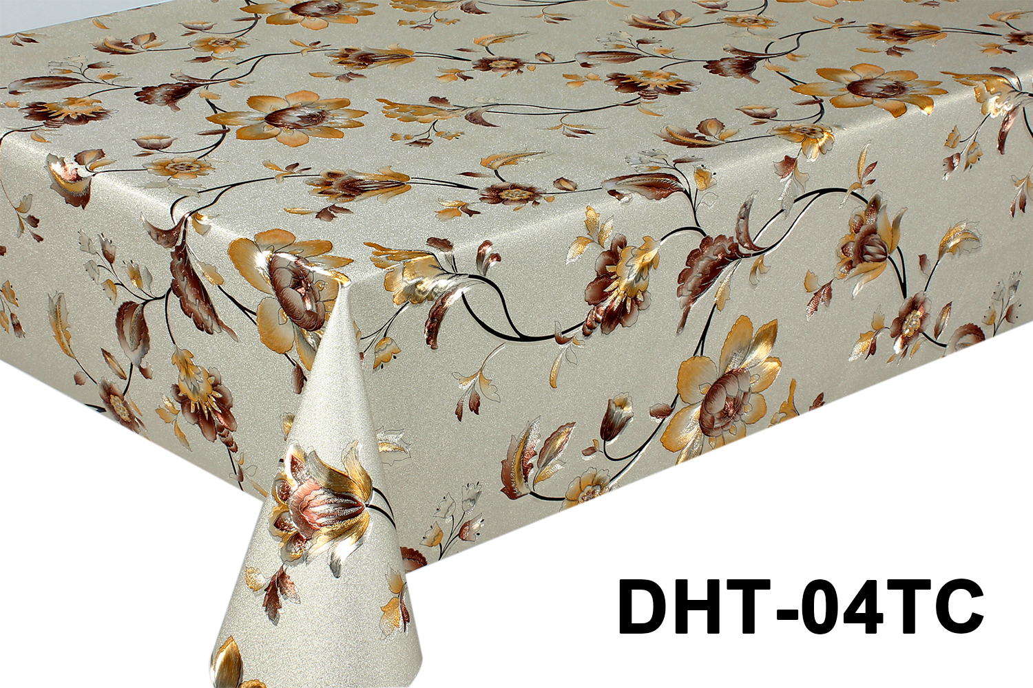 PVC Tablecloth with Fabric Backing