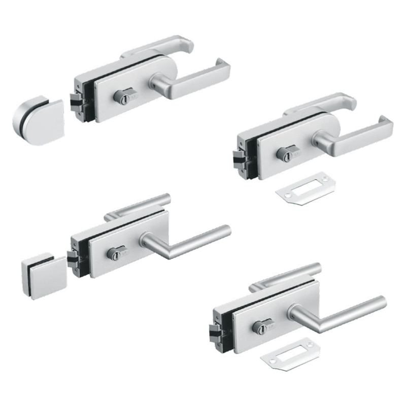 Glass door lock