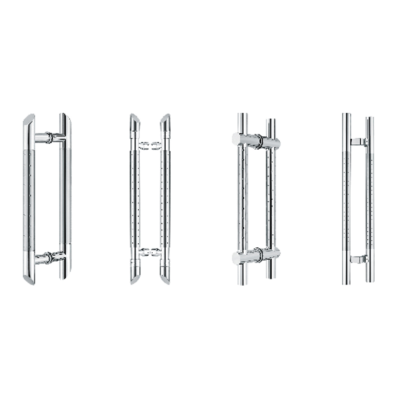 Glass door handle