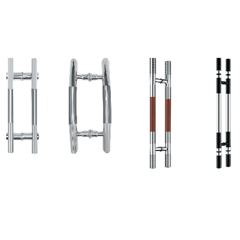 Glass door handle