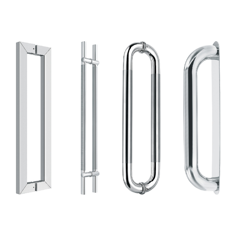 Glass door handle