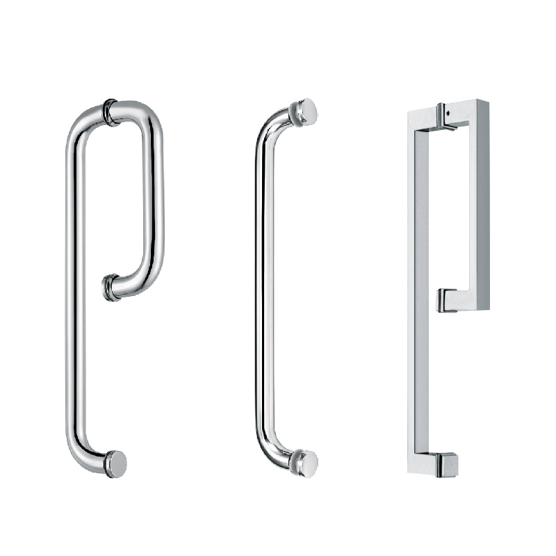 Glass door handle