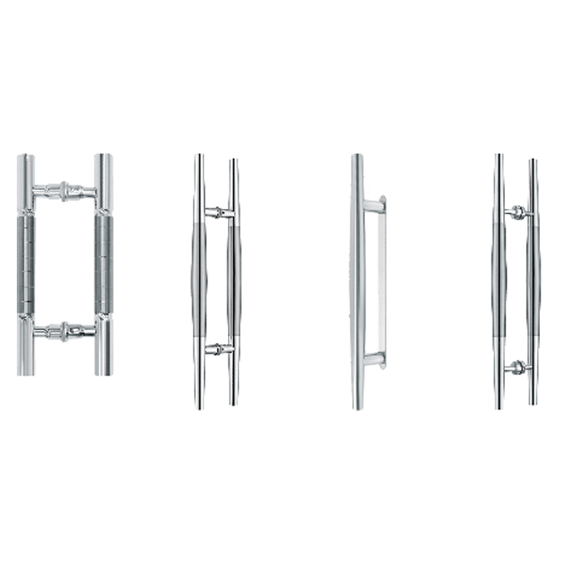 Glass door handle