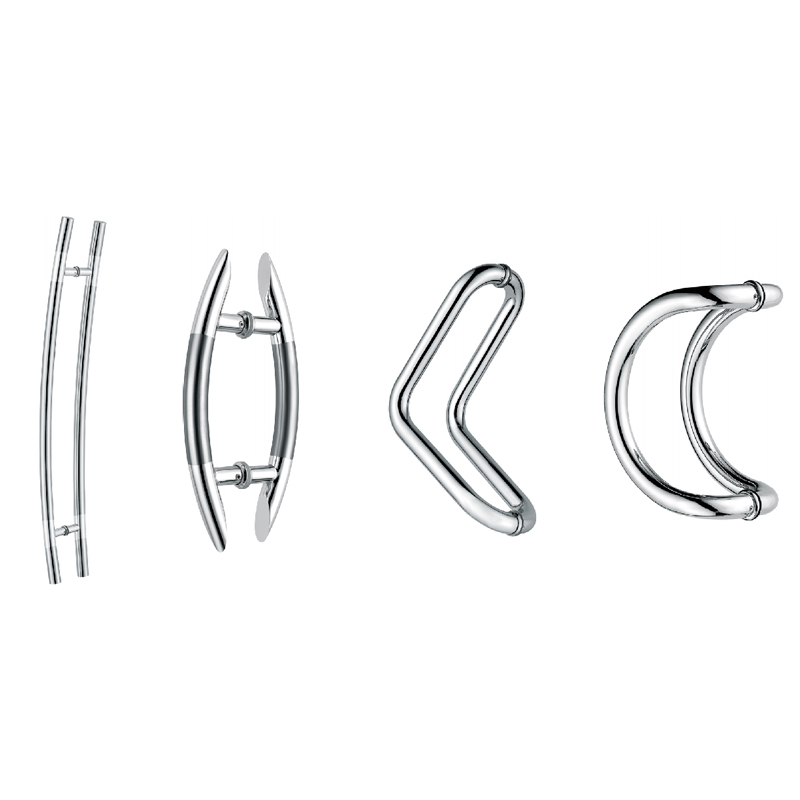 Glass door handle