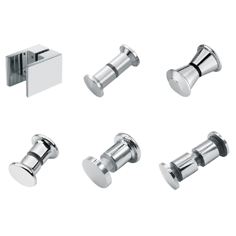 Shower glass door door knob