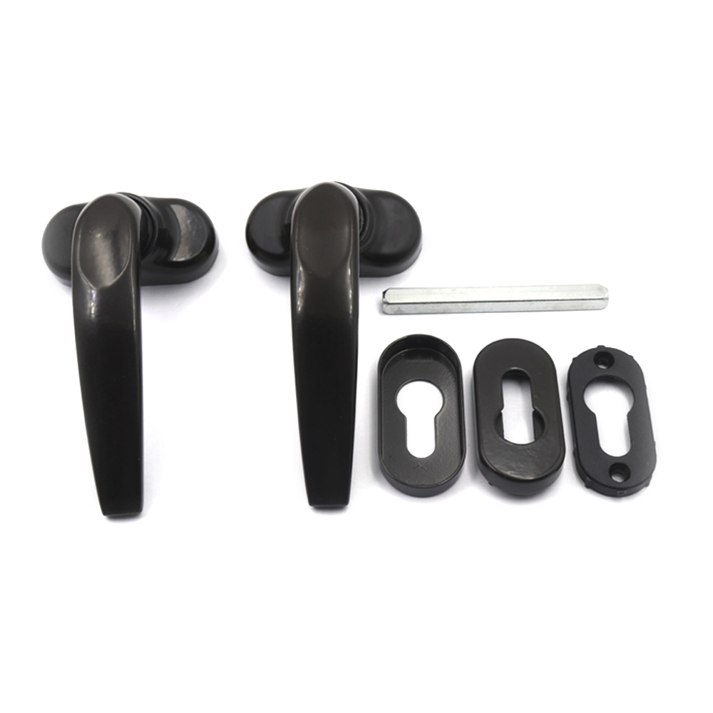 Aluminum door handle lever lock