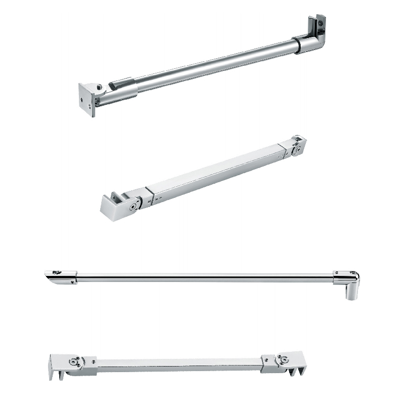 Bathroom support rod connector
