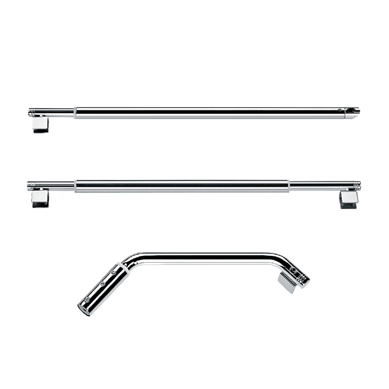 Bathroom support rod connector