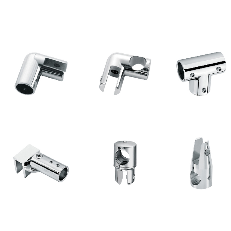 Bathroom support rod connector