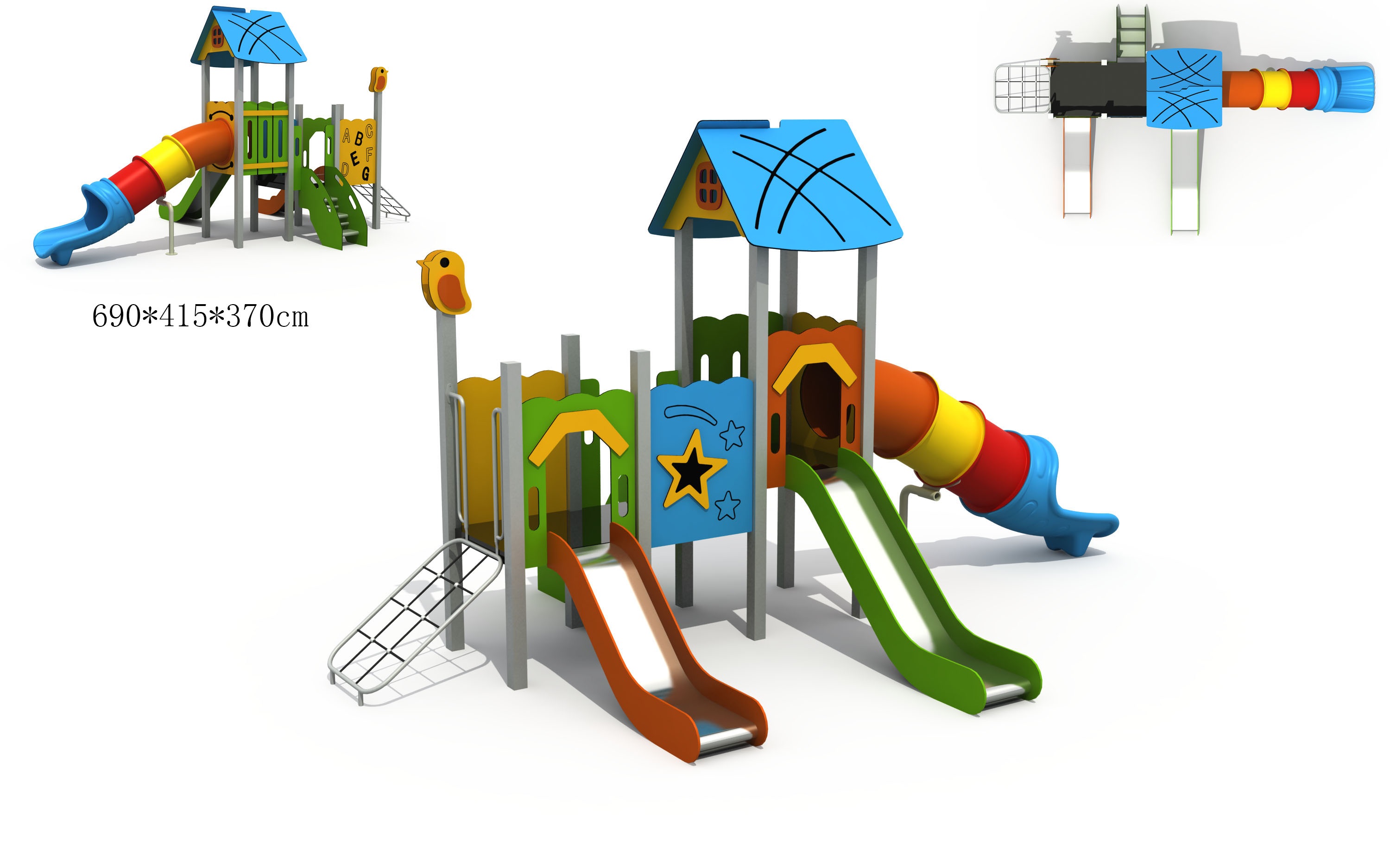 outdoor playground equipment ,outdoor slide ,outdoor climber
