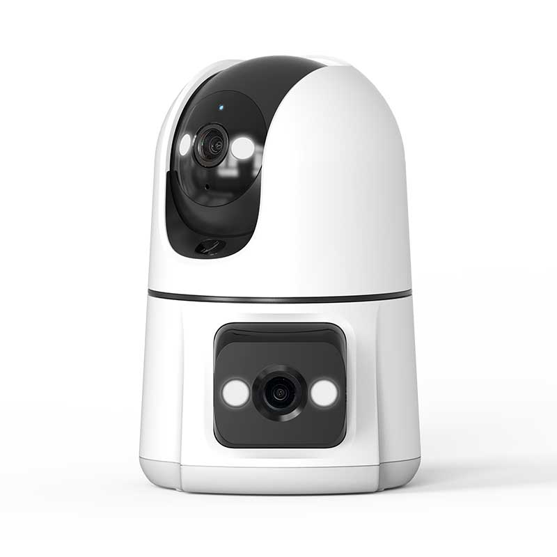 647JG2D 3MP Color Night Vision Dual Band 5G/2.4G Wireless Dual Lens WIFI IP Network Security Camera