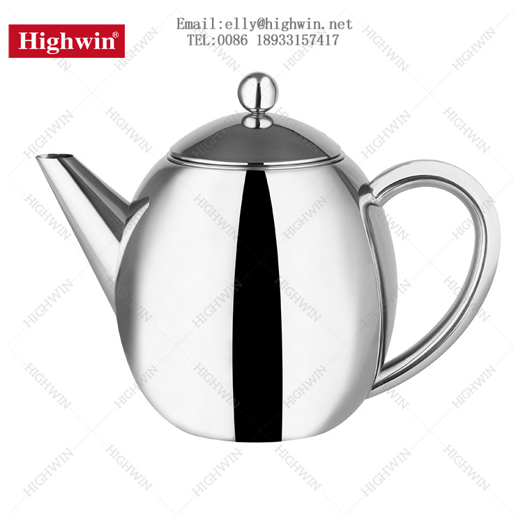 Steel Teapot with Infusing Basket