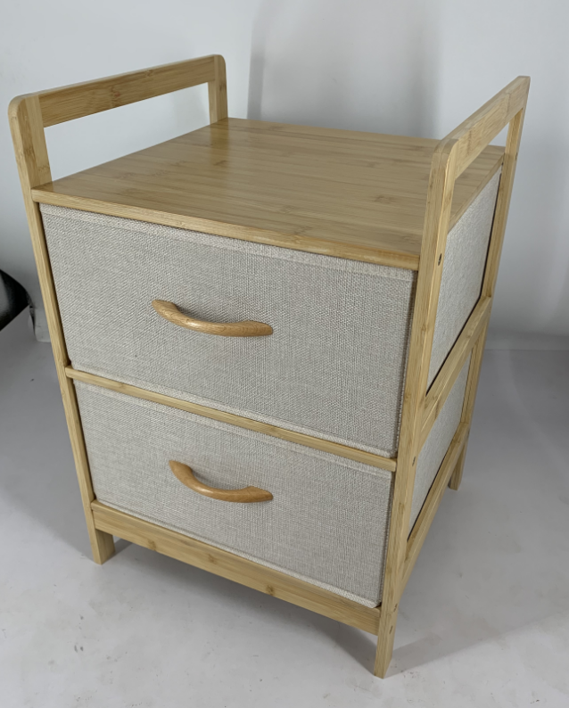 Storange cabinet rack with multi storage bin