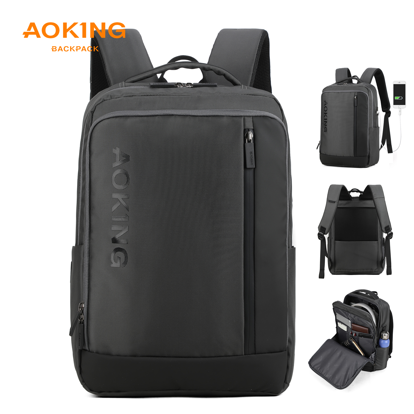 Aoking Durable and portable business laptop backpack
