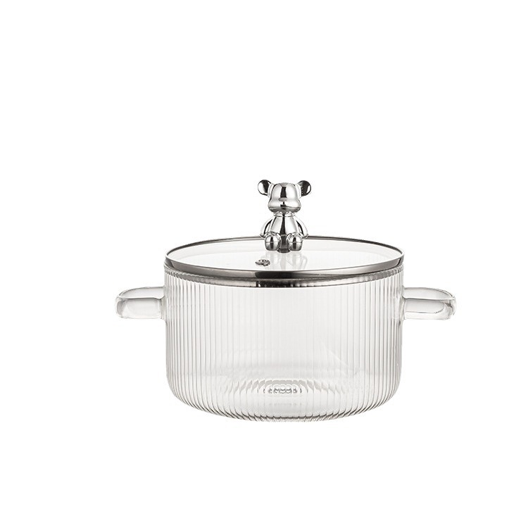 Glass bear pan