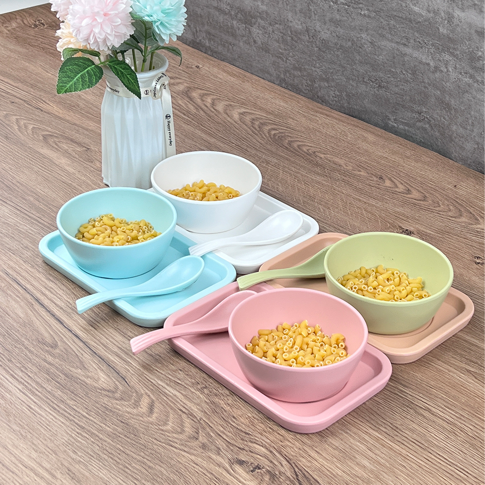 Dinner Plate With Two Handle 50%melamine 100%melamine Bamboo
