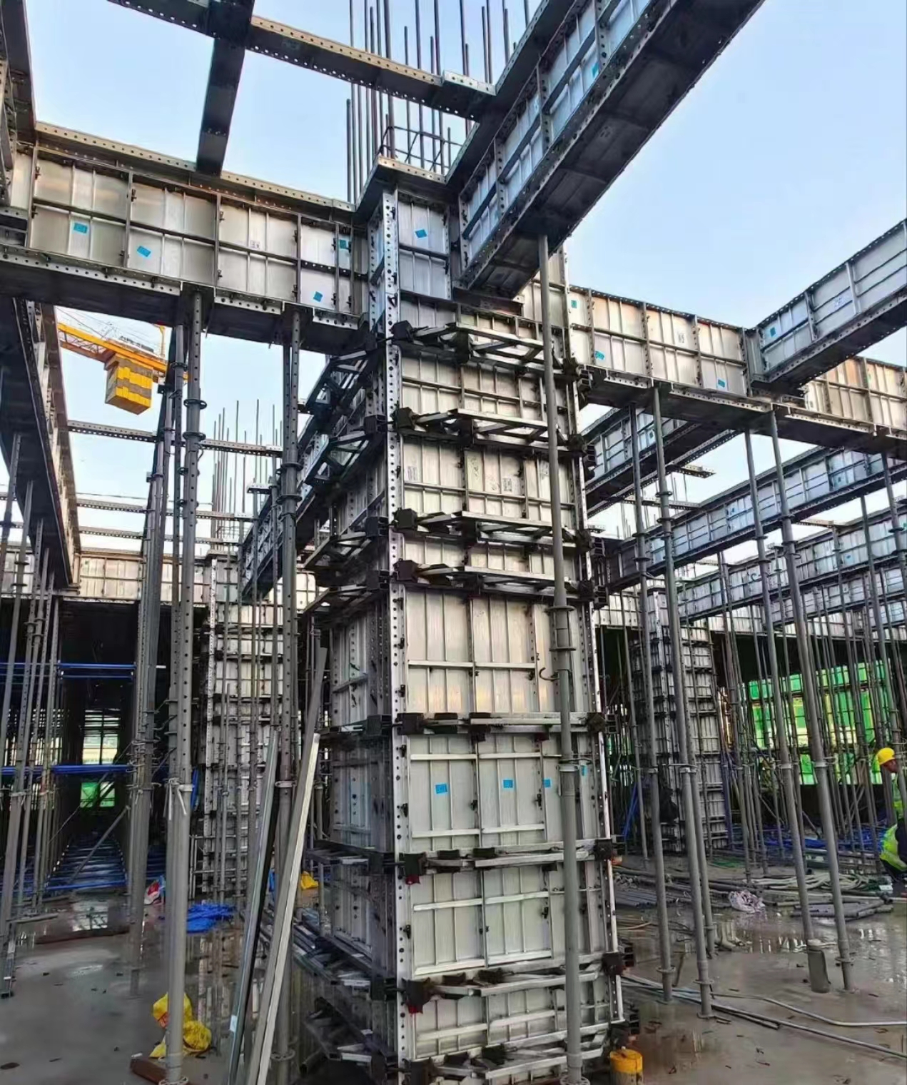 office building aluminum formwork system using full set of Flat-tie system