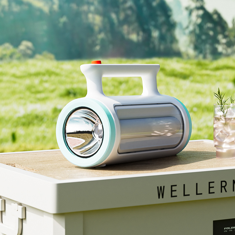 Multifunctional outdoor camping led rechargeable lamp