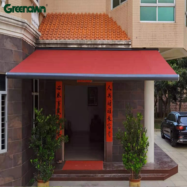 Electric full cassette arm components outdoor waterproof automatic motorized retractable awning