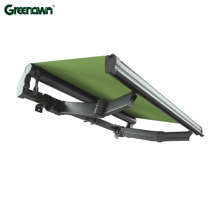Outdoor manual aluminum window awning balcony retractable awning