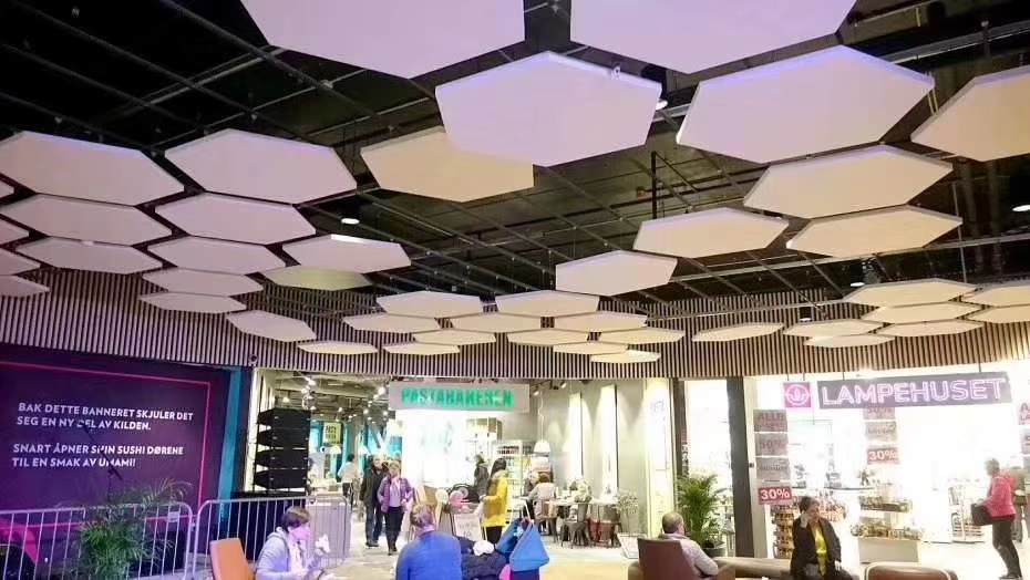 Fiberglass Rock Wool Acoustic Ceiling Panel Baffles
