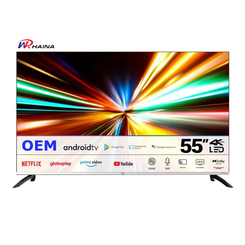 55 inch led tv frameless smart tv