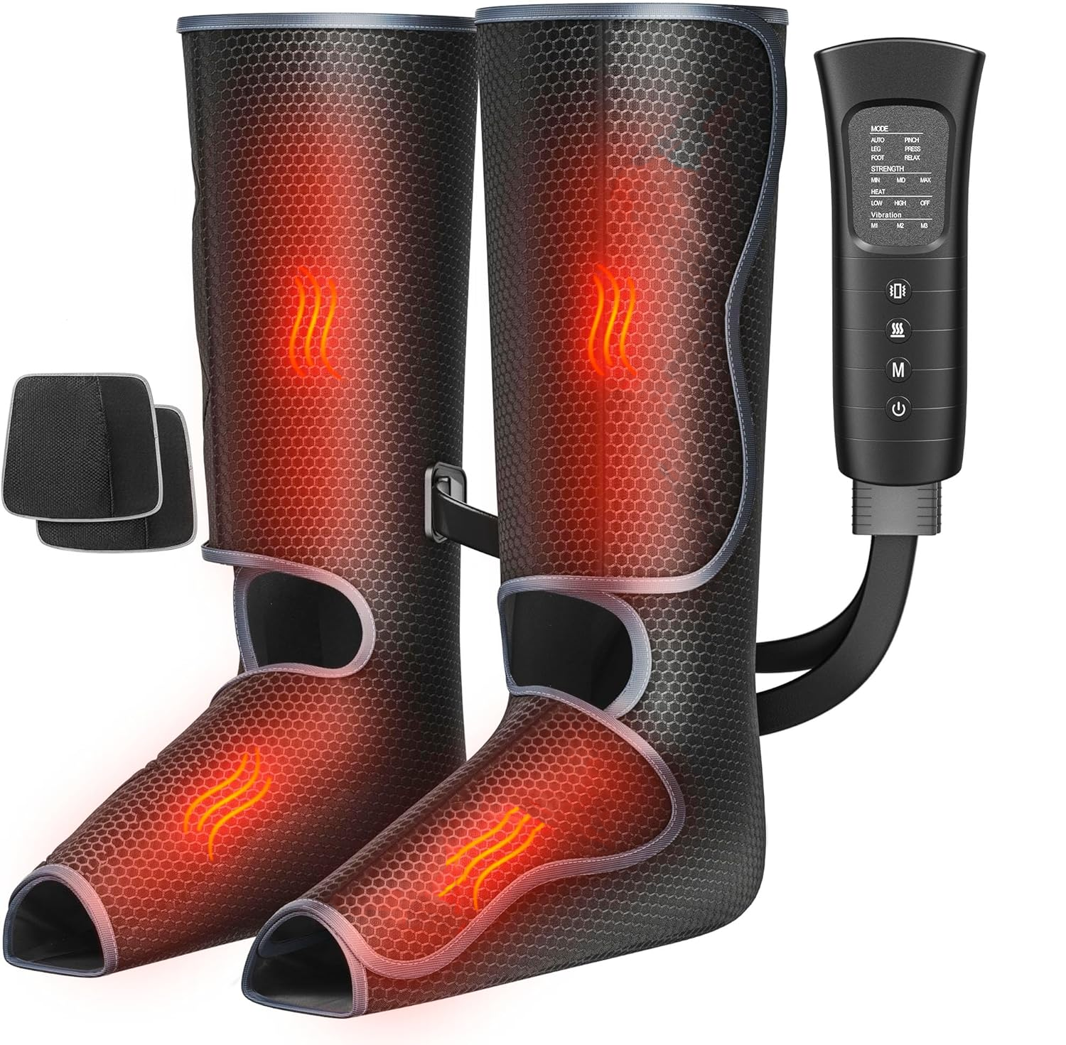 Air compression leg massager
