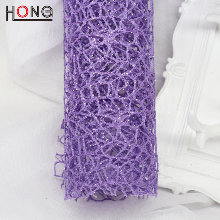 Shinny spider mesh