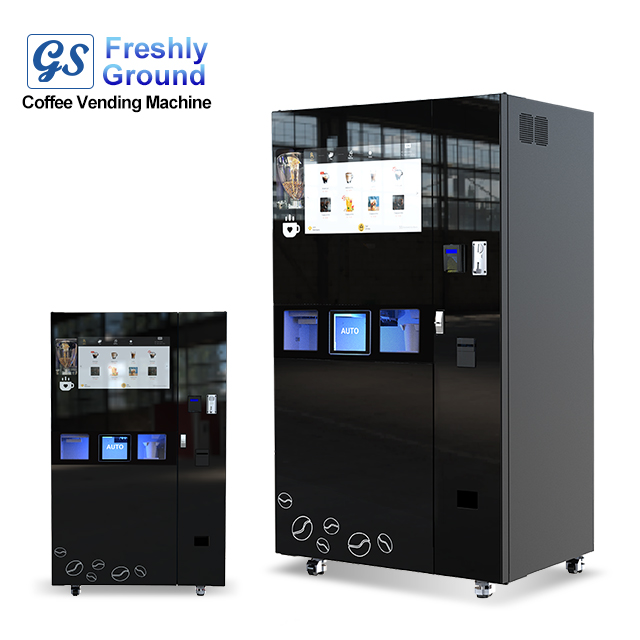 GS Commercial Freshly Ground Coffee Beverage Self-service Vending Machine with Ice Making Function