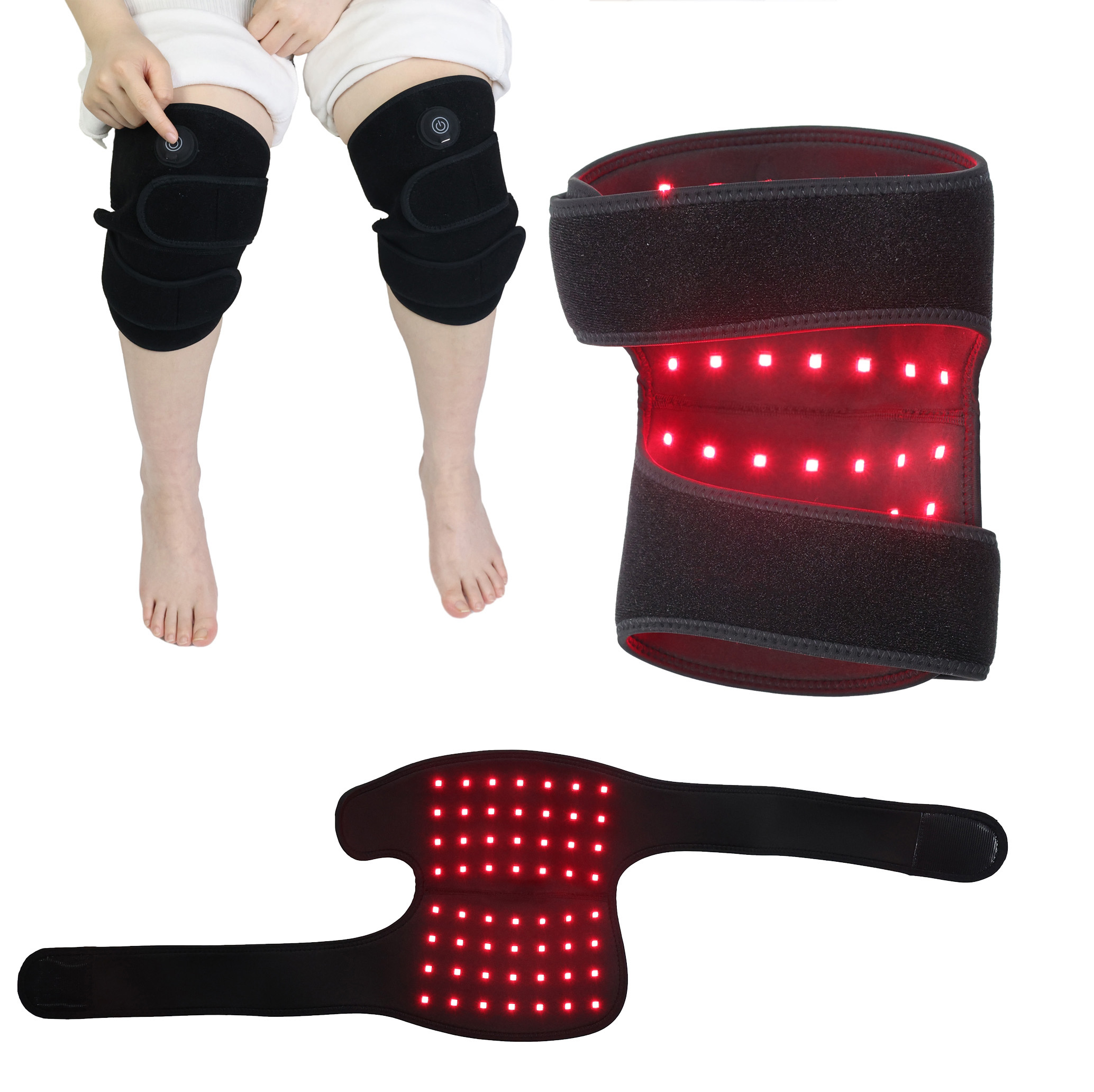 heated knee pain massager infrared red light therapy with infrared for Joint Pain Relief