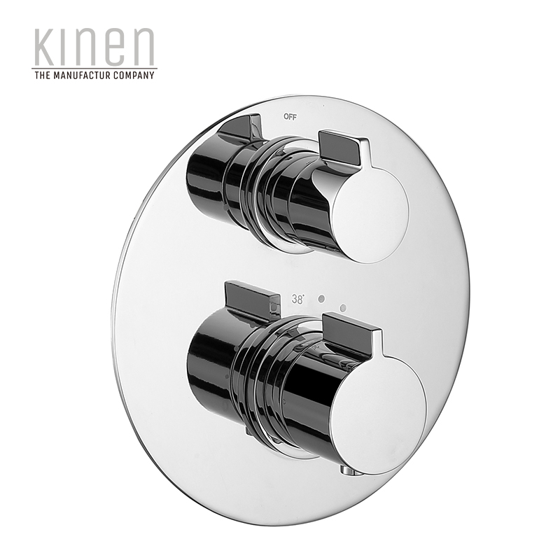Kinen Pontus Series 2F Thermostatic Shower Valve For Concealed Installation in Chrome