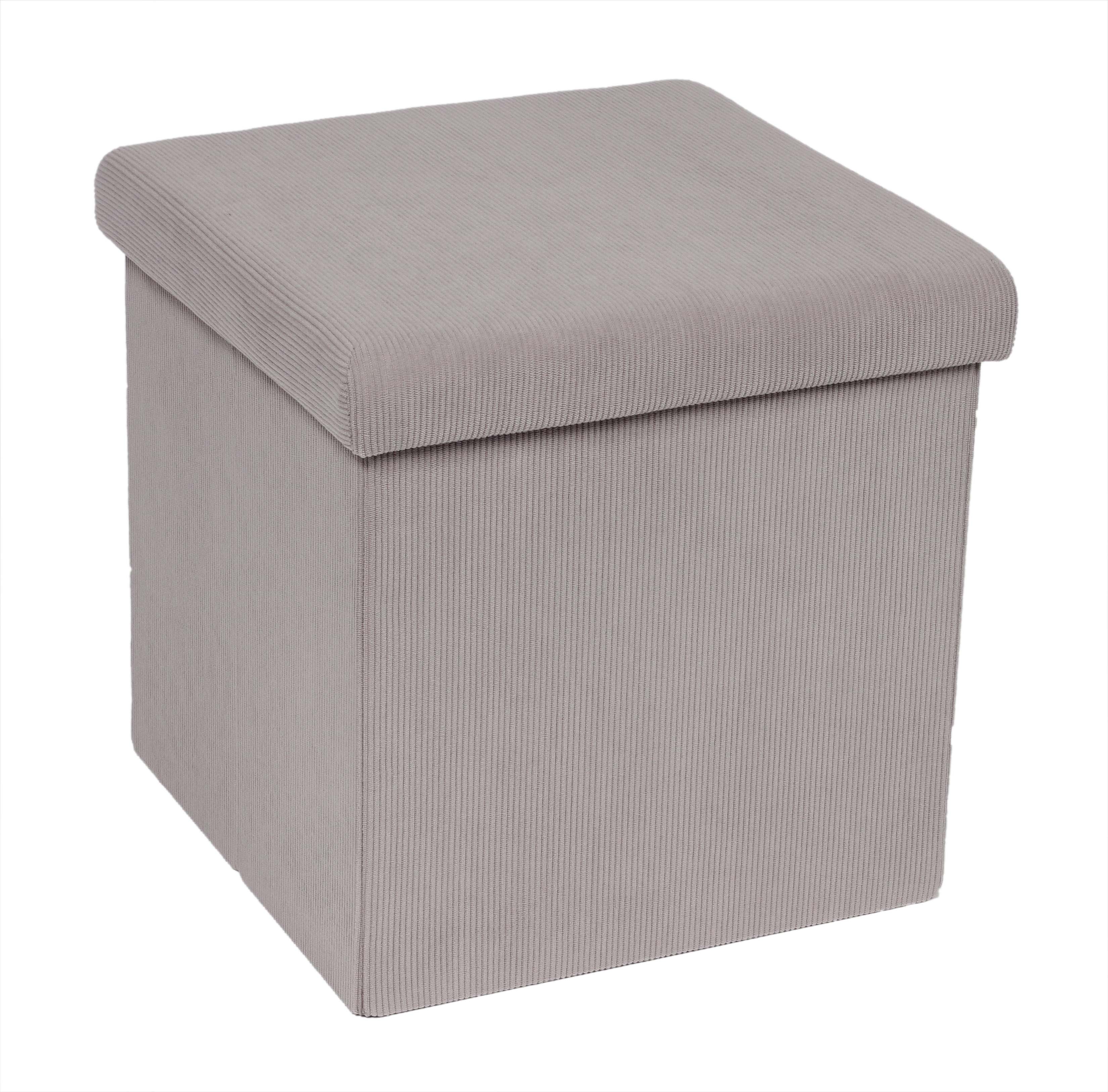 Bailey Hot Sale Velvet 40CM Foldable Storage Ottoman