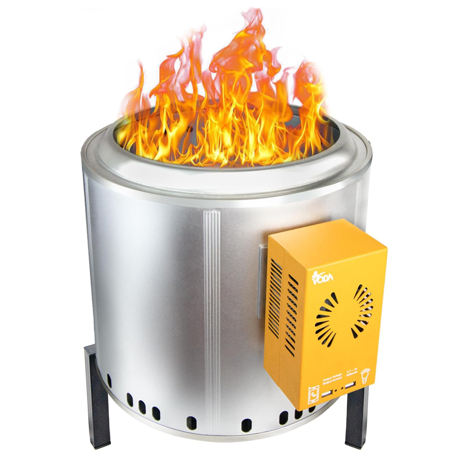 Smokeless fire pit