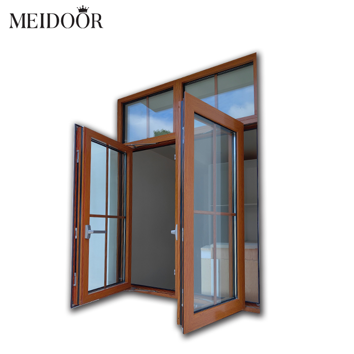 Large Glass Windows Houses Hurricane Impact Double Glazed Aluminum Tilt And Turn Casement Windows
