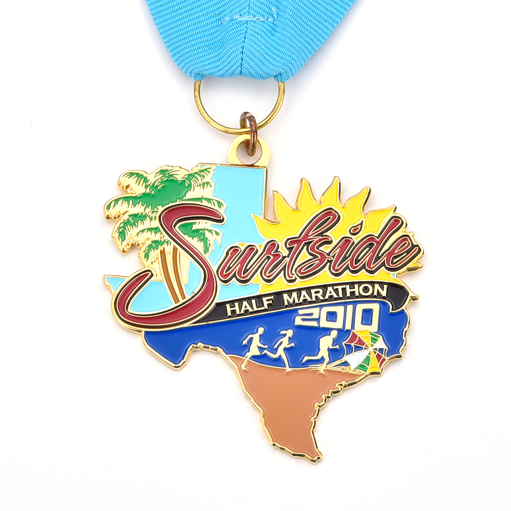 Wholesale Cheap Zinc Alloy Sports Medals Custom 3D Marathon Medals