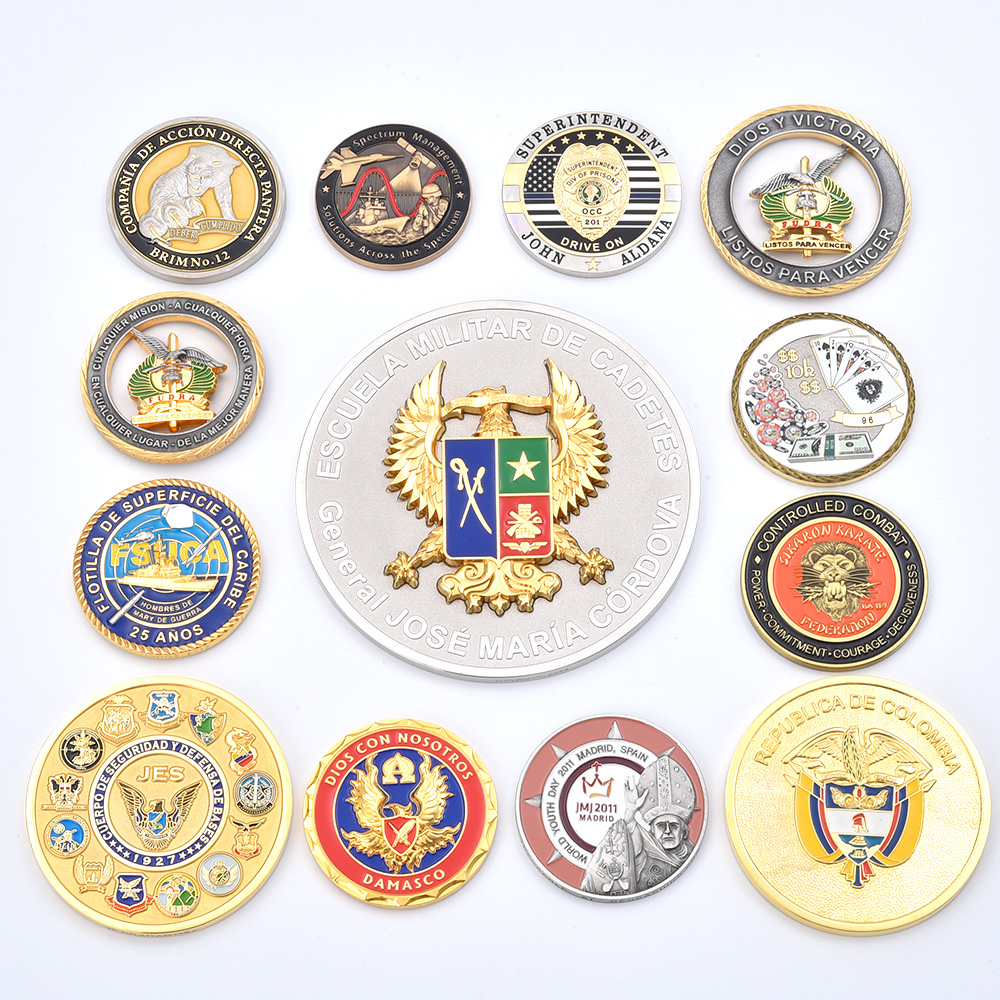 Collectible Commemorative Coins & Challenge Coin Customization Factory