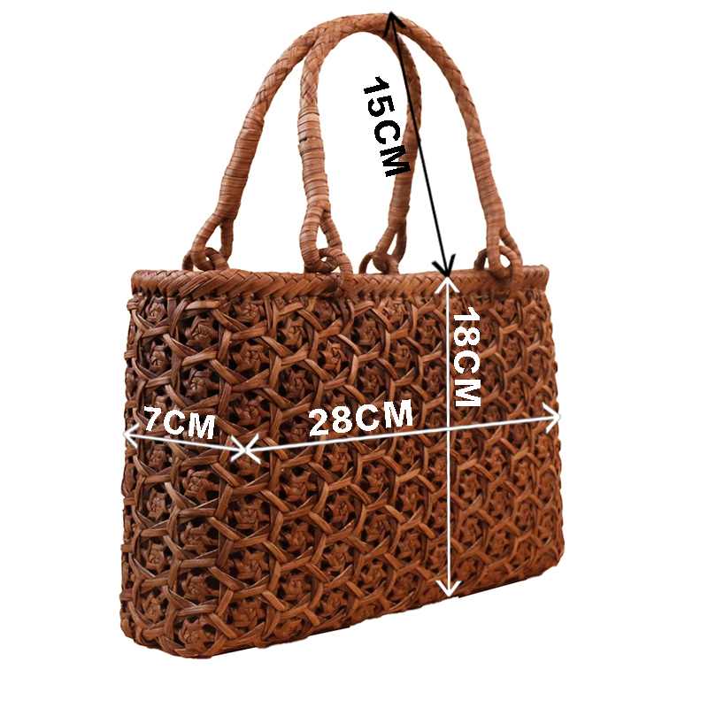 Mountain Grape Rattan Bag