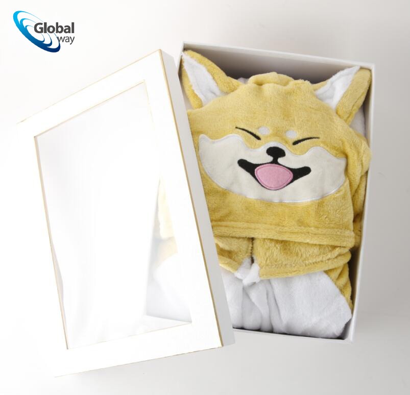 New adult fall and winter one-piece Shiba Inu pajamas gift box set