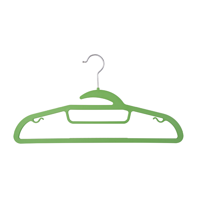 Two-color plastic hanger