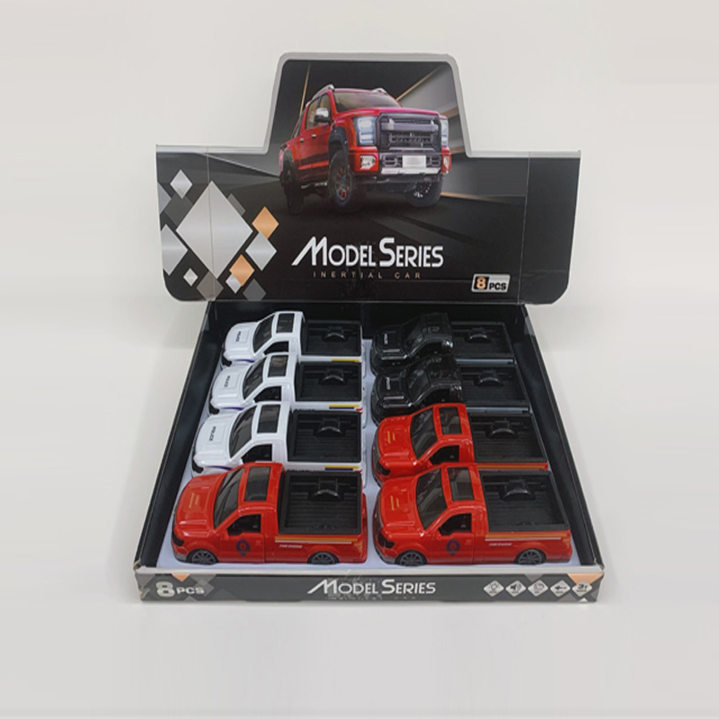 Friction power pickup police car toy