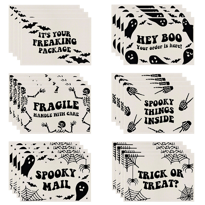 Halloween Linen Insulated Placemat Decoration