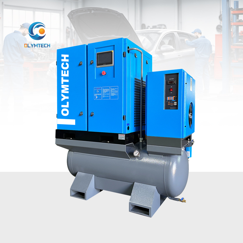 #olymtech#j15ctg 4in1 Screw Air Compressor