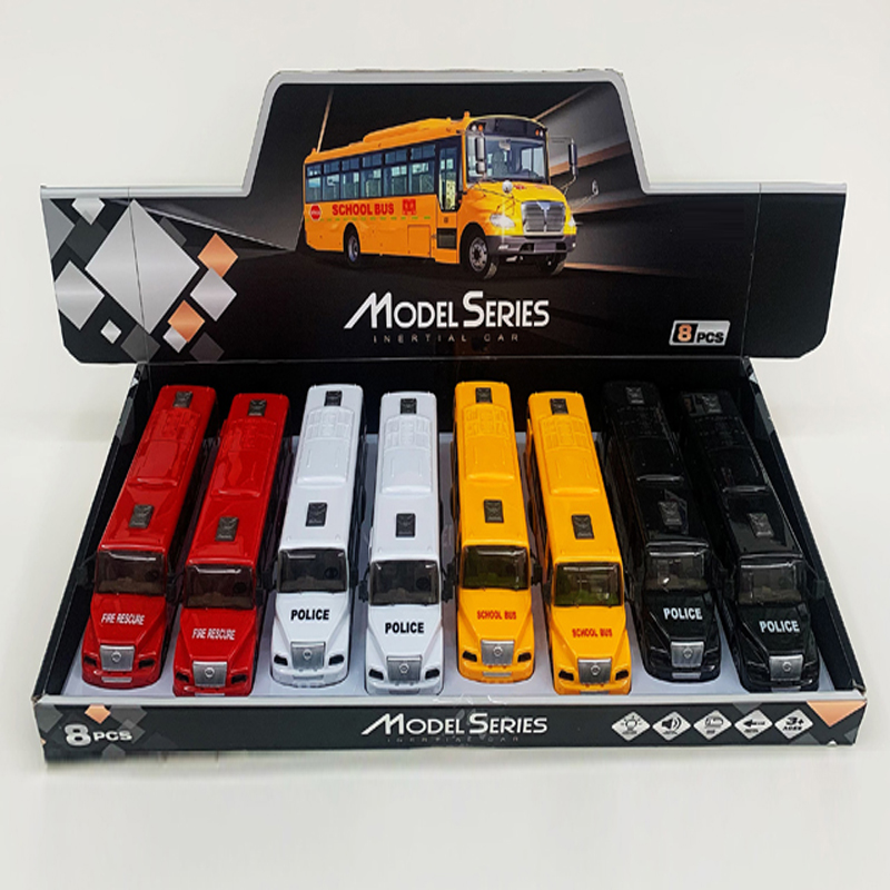 Friction power school bus toy