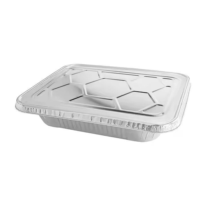 EU Packaging Medium sized Half size Aluminum Foil Barbecue pan