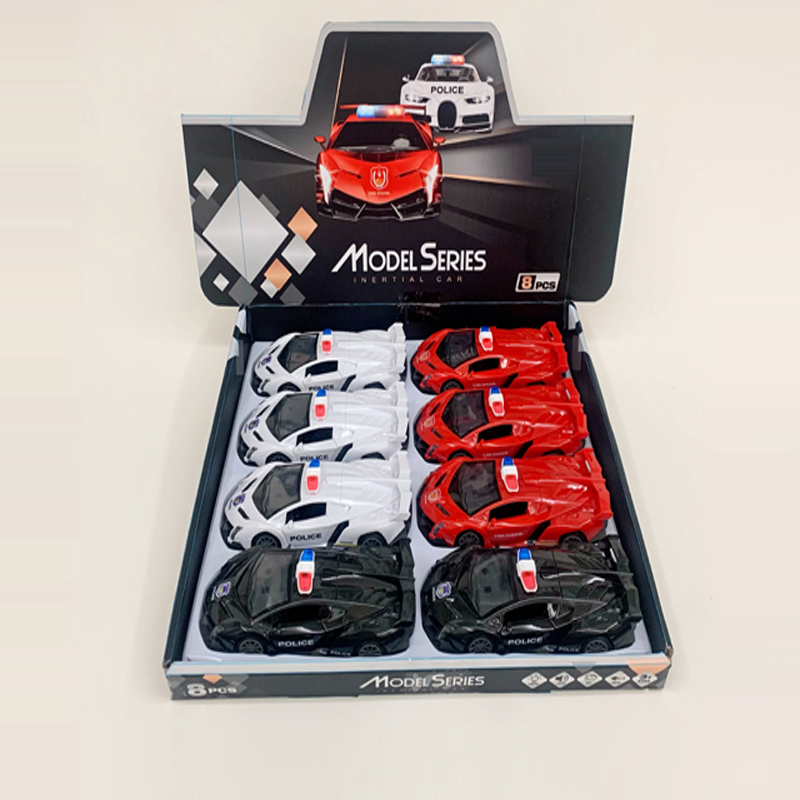 Friction power lamborghini police car toy
