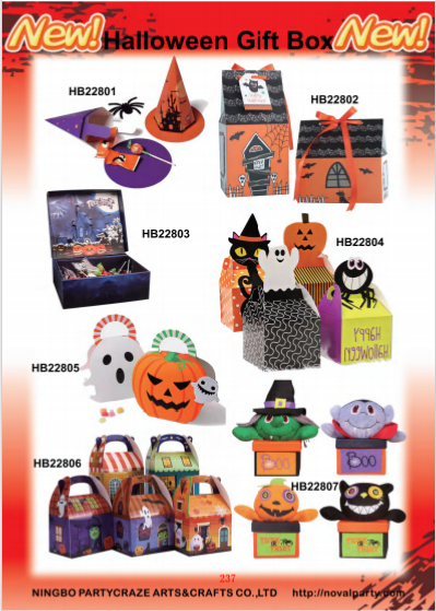 Halloween packaging box, pumpkin ghost castle rolling candy box, cartoon cute gift candy box