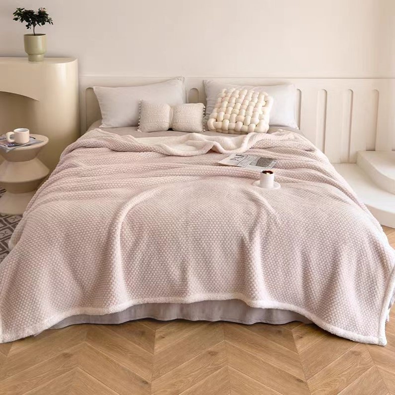 Sherpa Waffle Blanket