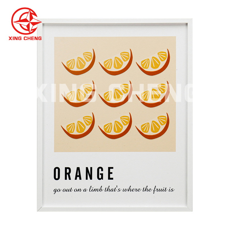 XINGCHENG colorful and cute summer fruit framed canvas for kids