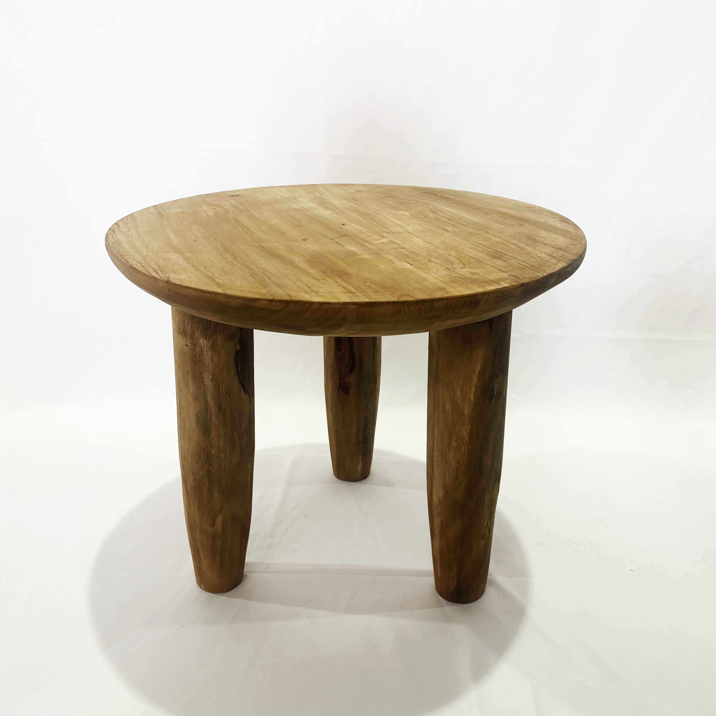 Small round vintage end table