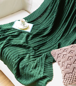 Cotton Knit Thorw
